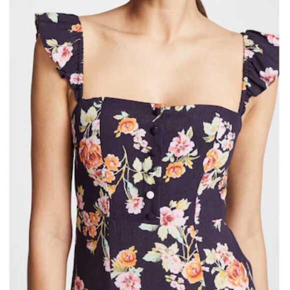 Flynn Skye Bardot Maxi Dress Floral Print Size S - Picture 4 of 12